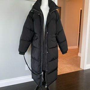 Boohoo puffy long coat
